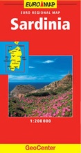 Cover: Sardinia GeoCenter Euro Map - Mairs Geographischer Verlag,Kurt Mair
