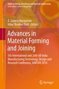 Cover: Advances in Material Forming and Joining - Springer