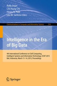 Enlarge image Cover: Intelligence in the Era of Big Data - Springer