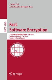 Abbildung von: Fast Software Encryption - Springer