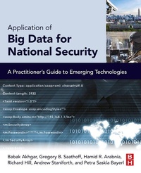Enlarge image Cover: Application of Big Data for National Security - Butterworth-Heinemann