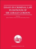 Cover: Essays in Criminal Law in Honour of Sir Gerald Gordon - Edinburgh University Press