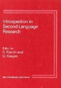 Cover: Introspection in 2nd Language Research - Multilingual Matters
