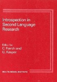 Enlarge image Cover: Introspection in 2nd Language Research - Multilingual Matters
