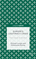 Cover: Europe's Legitimacy Crisis - Palgrave Pivot