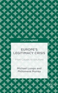 Cover: Europe's Legitimacy Crisis - Palgrave Pivot