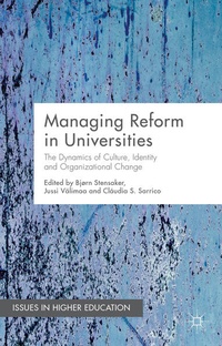 Enlarge image Cover: Managing Reform in Universities - Palgrave Macmillan