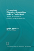 Cover: Professional Education, Capabilities and the Public Good - Routledge