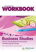 Cover: AQA A2 Business Studies: Workbook Virtual Pack Unit 4 - Philip Allan Updates
