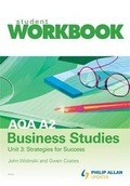 Cover: AQA A2 Business Studies: Workbook Virtual Pack Unit 3 - Philip Allan Updates