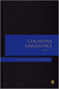 Enlarge image Cover: Cognitive Linguistics - SAGE Publications Ltd