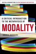 Cover: A Critical Introduction to the Metaphysics of Modality - Bloomsbury Academic