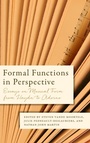 Cover: Formal Functions in Perspective - University of Rochester Press
