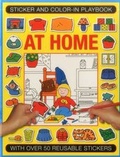 Cover: Sticker and Colour-in Playbook: at Home - Armadillo Books