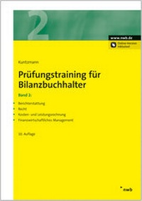 Abbildung von: Prüfungstraining für Bilanzbuchhalter, Band 2 - NWB