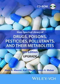 Abbildung von: Mass Spectral Library of Drugs, Poisons, Pesticides, Pollutants, and Their Metabolites - Wiley-Blackwell