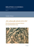 Cover: "Dir unbewu&szlig;t arbeite ich in Dir" - Ergon