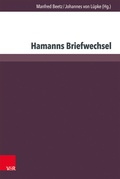 Cover: Hamanns Briefwechsel - Brill Deutschland