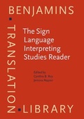 Cover: The Sign Language Interpreting Studies Reader - John Benjamins Publishing Co