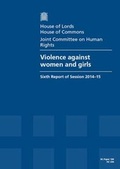 Cover: Violence against women and girls - TSO