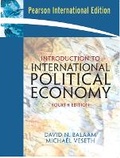 Cover: Introduction to International Political Economy - Pearson