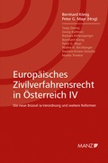 Cover: Europ&auml;isches Zivilverfahrensrecht in &Ouml;sterreich IV - Manz