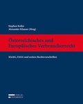 Cover: &Ouml;sterreichisches und Europ&auml;isches Verbraucherrecht - Verlag &Ouml;sterreich