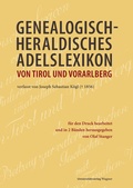 Cover: Genealogisch-heraldisches Adelslexikon von Tirol und Vorarlberg - Universit&auml;tsverlag Wagner