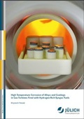 Cover: High Temperature Corrosion of Alloys and Coatings in Gas-Turbines Fired with Hydrogen- Rich Syngas Fuels - Verlag des Forschungszentrums J&uuml;lich