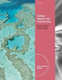 Abbildung von: College Algebra and Trigonometry - Brooks/Cole