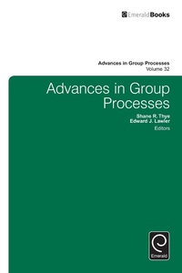 Enlarge image Cover: Advances in Group Processes - Emerald Publishing Limited