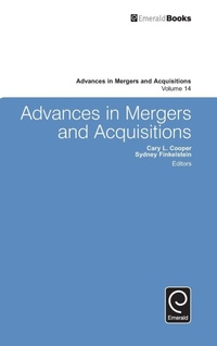 Enlarge image Cover: Advances in Mergers and Acquisitions - Emerald Group Publishing Limited
