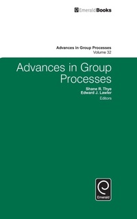 Enlarge image Cover: Advances in Group Processes - Emerald Group Publishing Limited