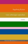 Cover: vom schweigen sprechen - BoD - Books on Demand