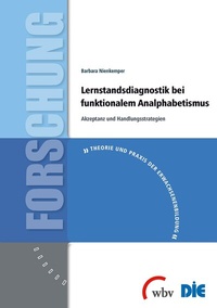 Abbildung von: Lernstandsdiagnostik bei funktionalem Analphabetismus - wbv Media