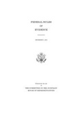 Cover: Federal Rules of Evidence - Government Printing Office