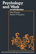 Cover: Psychology and Work - Palgrave Macmillan