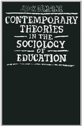 Cover: Contemporary Theories in the Sociology of Education - Palgrave Macmillan