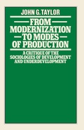 Cover: From Modernization to Modes of Production - Palgrave Macmillan