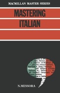 Cover: Mastering Italian - Palgrave Macmillan