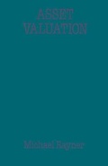 Cover: Asset Valuation - Palgrave Macmillan