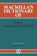 Cover: Dictionary of Data Communications - Palgrave Macmillan