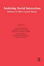 Bild: Analyzing Social Interaction - Gordon & Breach Science Publishers Ltd