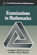 Cover: Examinations in Mathematics - Palgrave Macmillan