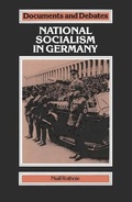 Cover: National Socialism in Germany - Palgrave Macmillan
