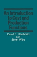 Cover: An Introduction to Cost and Production Functions - Palgrave Macmillan