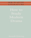 Cover: How to Study Modern Drama - Palgrave Macmillan