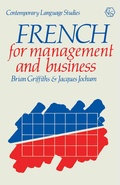 Cover: French for Management and Business - Palgrave Macmillan