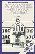 Cover: Social Work and Local Politics - Palgrave Macmillan