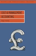 Cover: Cost and Management Accounting - Palgrave Macmillan